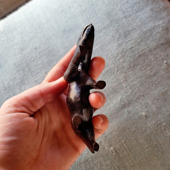 Vintage Wooden Rhino - Picture 9 of 9